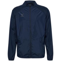Kurtka wodoodporna Hummel Pro. Niebieskie kurtki Hummel, bez wzorów, bez kaptura. Za 344.50 zł.