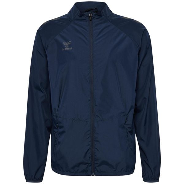 Kurtka wodoodporna Hummel Pro. Niebieskie kurtki Hummel, bez wzorów, bez kaptura. Za 349.00 zł.