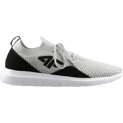 Buty lifestyle męskie OBML204 - szary. Buty sportowe casual marki 4F. Za 199.99 zł.