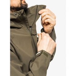 Kurtka przeciwdeszczowa męska Fjallraven HC Hydratic Trail Jacket. Zielone kurtki Fjällräven, l, bez wzorów, bez kaptura. Za 1,149.00 zł.