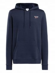 Bluza dresowa męska REEBOK z kapturem bawełniana. Niebieskie bluzy z kapturem Reebok, l, bez wzorów, z bawełny, z kapturem. Za 229.00 zł.