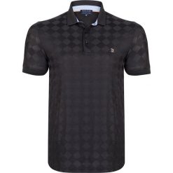 Koszulka polo w kolorze czarnym. Czarne koszulki polo Giorgio Di Mare, m, bez wzorów, bez kołnierzyka, bez ramiączek. W wyprzedaży za 107.95 zł.