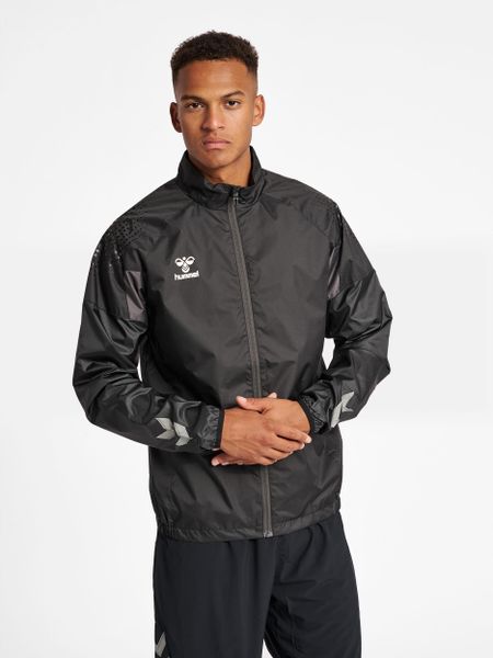 Kurtka Hummel hmllead hmlPRO training /windbreaker. Czarne kurtki Hummel, m, bez wzorów, z poliesteru, bez kaptura. Za 236.05 zł.