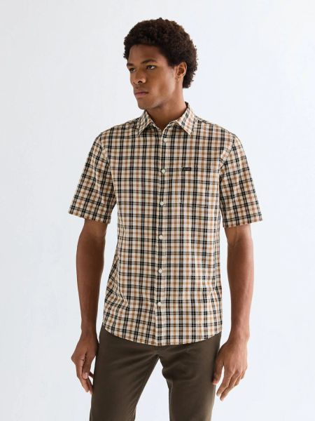 MESKA KOSZULA WRANGLER SS 1 PKT SHIRT GOLDEN WHEAT 112378048. Koszule Wrangler, m, bez wzorów, bez kołnierzyka, bez ramiączek. Za 119.99 zł.