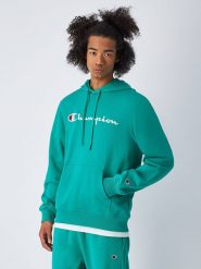 Champion Bluza w kolorze turkusowym rozmiar: S. Niebieskie bluzy Champion, s, bez wzorów, z kapturem. Za 128.25 zł.