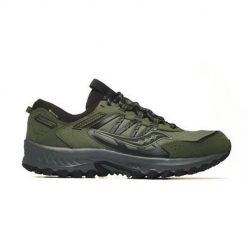 Buty do chodzenia męskie Saucony Grid Peak. Zielone buty sportowe casual Saucony, bez wzorów, z materiału, bez zapięcia. Za 635.00 zł.