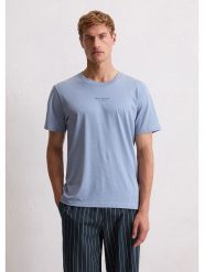 Marc O´Polo Koszulka piżamowa w kolorze błękitnym rozmiar: L. Niebieskie piżamy l, bez wzorów, z bawełny, bez ramiączek. Za 97.51 zł.