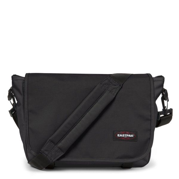Torba na ramię Eastpak Jr. Czarne torby na ramię Eastpak, bez wzorów, z nylonu, na ramię, duże, bez dodatków. Za 159.99 zł.