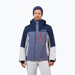 Kurtka narciarska męska Rossignol Velika Insulated. Niebieskie kurtki narciarskie i snowboardowe Rossignol, m, bez wzorów, narciarskie. Za 1,249.00 zł.