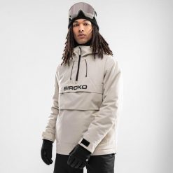Kurtka snowboardowa męska W6 Eriz. Brązowe kurtki SIROKO, l, bez wzorów, bez kaptura. W wyprzedaży za 555.00 zł.
