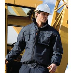 Męska Kurtka Sabre Pilot. Niebieskie kurtki RESULT, l, z aplikacjami, z materiału, bez kaptura. Za 204.99 zł.