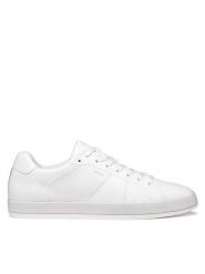 Geox Sneakersy U Serifos U65LSC 000BU C1000 Biały. Białe buty sportowe casual Geox, bez wzorów, ze skóry, bez zapięcia. Za 409.99 zł.