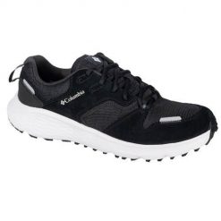 Buty do chodzenia męskie Columbia Benson. Czarne buty trekkingowe Columbia, bez wzorów, z gumy, bez zapięcia, trekkingowe. Za 392.00 zł.