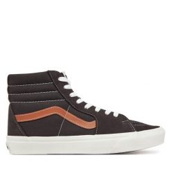 Tenisówki Vans. Brązowe trampki Vans, m, bez wzorów, bez zapięcia. Za 259.99 zł.