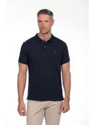 The Time of Bocha Koszulka polo w kolorze granatowym rozmiar: XL. Niebieskie koszulki polo The Time of Bocha, xl, bez wzorów, z bawełny, bez kołnierzyka, bez ramiączek. Za 86.99 zł.