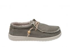 Półbuty Hodaki Captain Jute Khaki 003266, Materiał - 40. Zielone eleganckie półbuty Hodaki, bez wzorów, z bawełny, bez obcasa, bez zapięcia. W wyprzedaży za 179.10 zł.