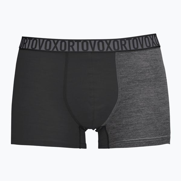Bokserki termoaktywne męskie ORTOVOX 150 Essential Briefs. Czarne bokserki ORTOVOX, m, bez wzorów, z elastanu. Za 159.99 zł.