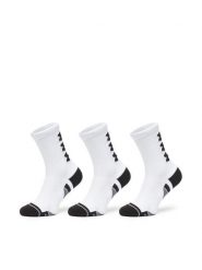 Under Armour Skarpety długie UA Perform Tech 3p Crew 1379515 Biały. Białe skarpety Under Armour, bez wzorów, z materiału. Za 49.99 zł.