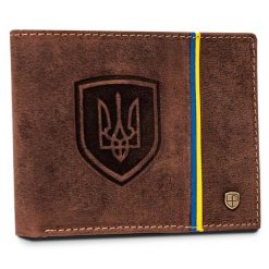 Portfel skórzany Peterson [DH] PTN 304-P-UP UA brązowy. Brązowe portfele Peterson, z aplikacjami, z nubiku. Za 104.00 zł.