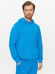 4F Bluza 4FAW23TSWSM688 Niebieski Regular Fit. Niebieskie bluzy 4F, m, bez wzorów, z bawełny, bez kaptura. Za 119.99 zł.