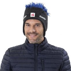 Czapka Eisbar Cocker MÜ SA. Niebieskie czapki zimowe Eisbar, bez wzorów. Za 219.90 zł.