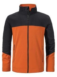 Schöffel Kurtka polarowa "Karif" w kolorze czarno-pomarańczowym rozmiar: 50. Czarne kurtki Schöffel, bez wzorów, z materiału, bez kaptura. Za 315.50 zł.