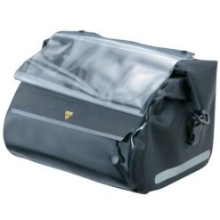 Torba na bagażnik Topeak HandelBar Dry Bag. Czarne torby na ramię Topeak, bez wzorów, z nylonu, na ramię, z nadrukiem, bez dodatków. Za 420.55 zł.