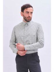 Marks & Spencer Koszula w kolorze jasnoszarym rozmiar: XL. Zielone koszule Marks & Spencer, xl, bez wzorów, z bawełny, bez kołnierzyka, bez ramiączek. Za 92.86 zł.