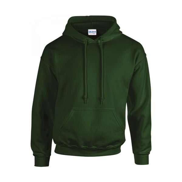 Bluza z kapturem Gildan Heavy Blend ®. Zielone bluzy z kapturem GILDAN, m, bez wzorów, z bawełny, z kapturem. Za 81.30 zł.