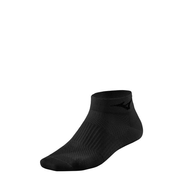 Skarpety treningowe dla dorosłych Mizuno Training Mid 3 Pack. Czarne skarpety Mizuno, bez wzorów, z materiału. Za 35.00 zł.