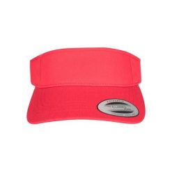 Czapka Flexfit curved visor. Czerwone czapki z daszkiem FLEXFIT, bez wzorów. Za 46.00 zł.