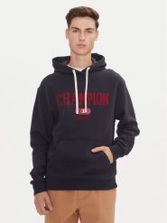 Champion Bluza 220430 Granatowy Regular Fit. Niebieskie bluzy Champion, l, bez wzorów, z bawełny, bez kaptura. Za 169.99 zł.