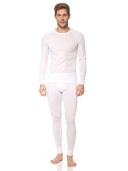 Maier Sports Bielizna narciarska w kolorze białym rozmiar: M. Biała bielizna termoaktywna Maier Sports, m, bez wzorów, z materiału, bez ramiączek, narciarskie. Za 170.87 zł.