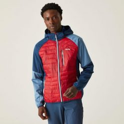 Kurtka hybrydowa męska Andreson Pro. Czerwone kurtki softshell Regatta, l, bez wzorów, z materiału, bez kaptura. W wyprzedaży za 280.15 zł.