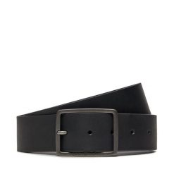 Pasek Męski Tommy Hilfiger. Czarne paski Tommy Hilfiger, bez wzorów, z jeansu. Za 219.99 zł.
