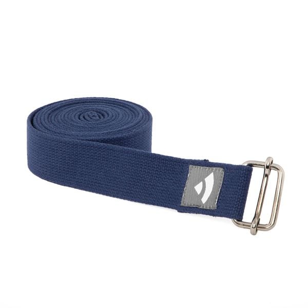 Pasek do jogi bawełniany Bodhi Asana belt XL 3m. Niebieskie paski BODHI, bez wzorów, z bawełny, sportowe. W wyprzedaży za 49.00 zł.