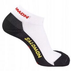 Skarpety, stopki dla biegaczy Salomon Speedcross low. Czarne skarpety Salomon, bez wzorów, z elastanu. Za 49.00 zł.