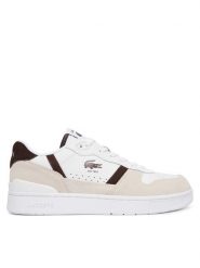 Lacoste Sneakersy T-Clip Set 51SMA0168 Biały. Białe buty sportowe casual LACOSTE, bez wzorów, ze skóry, bez zapięcia. Za 599.99 zł.