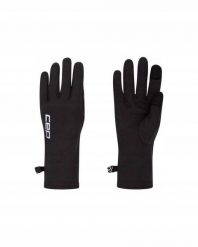 Rękawiczki sportowe na zimę z wełną merino unisex czarne Core Run CEP. Czarne rękawiczki CEP, na jesień, bez wzorów, z bawełny. Za 119.00 zł.