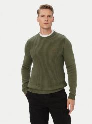 Aeronautica Militare Sweter 262MA1571UL00409 Khaki Regular Fit. Brązowe swetry rozpinane Aeronautica Militare, m, bez wzorów, z bawełny, bez kołnierzyka, bez ramiączek. Za 569.99 zł.