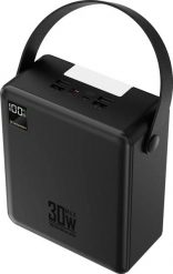 Wozinsky W8-B 100000 mAh z latarką 30W czarny. Czarne powerbanki . Za 299.00 zł.