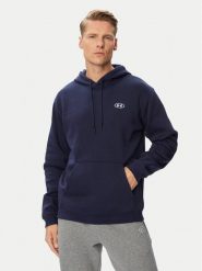 Under Armour Bluza Ua Rival 6013448 Granatowy Regular Fit. Niebieskie bluzy Under Armour, m, bez wzorów, z bawełny, bez kaptura. Za 239.99 zł.