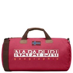 Torba podróżna Napapijri Bering. Czerwone torby na ramię Napapijri, bez wzorów, z materiału, na ramię, małe, bez dodatków. Za 572.00 zł.