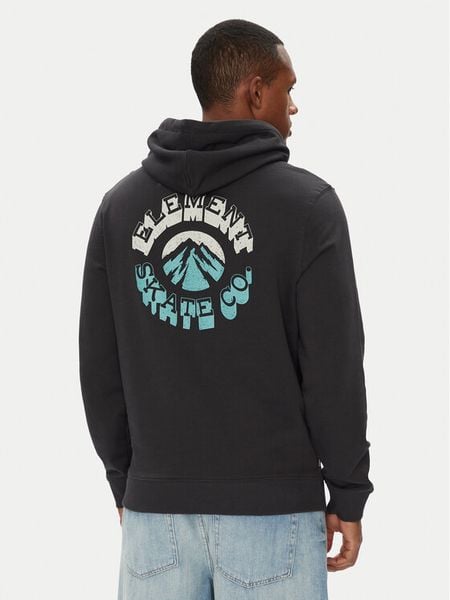 Element Bluza ELYSF00273 Czarny Regular Fit. Czarne bluzy Element, l, bez wzorów, z bawełny, bez kaptura. Za 139.99 zł.