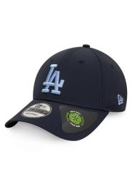 New Era Czapka z daszkiem La Dodgers Recycled 9Forty 60595204 Granatowy. Niebieskie czapki z daszkiem New Era, bez wzorów, z materiału. Za 89.99 zł.