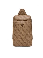 Guess Saszetka HMMILO P5226 Brązowy. Brązowe torby na ramię Guess, z aplikacjami, ze skóry, bez dodatków. Za 249.99 zł.