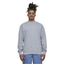 Lekka Bluza Męska Z Frotte. Szare bluzy Urban Classics, l, bez wzorów, bez kaptura. Za 104.99 zł.