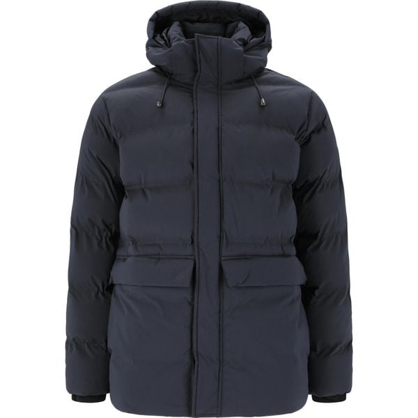 Kurtka z kapturem Whistler Creed. Szare kurtki WHISTLER, bez wzorów, z puchu, z kapturem. W wyprzedaży za 441.00 zł.