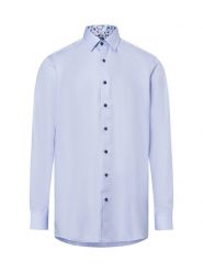 Finshley & Harding koszula biznesowa - Easy Care Mężczyźni Modern Fit Bawełna niebieski, 40. Niebieskie koszule Finshley & Harding, m, bez wzorów, z bawełny, bez kołnierzyka, bez ramiączek. Za 279.95 zł.