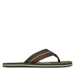 Japonki Tommy Hilfiger. Czerwone japonki Tommy Hilfiger, bez wzorów. Za 109.99 zł.